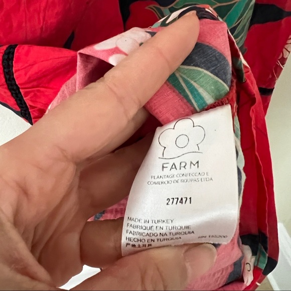 FARM RIO Jamila Floral Midi Dress Small - Picture 6 of 6